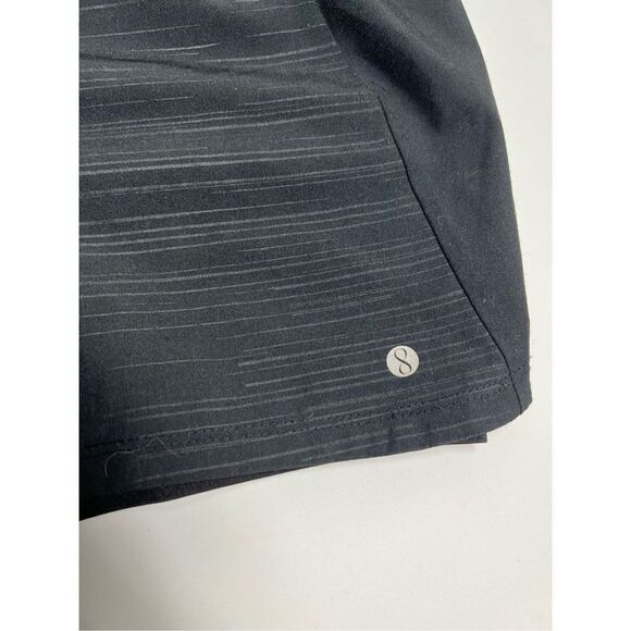 Layer 8 Womens Black Pull On Double Layer Athletic Shorts Size M - Picture 2 of 9